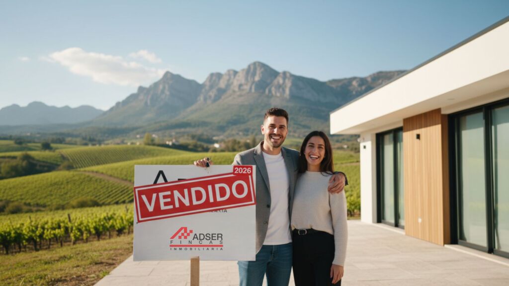 Pareja joven celebrando compra primera vivienda en La Rioja con ADSER Inmobiliaria 2026 - Ayudas compra vivienda jóvenes