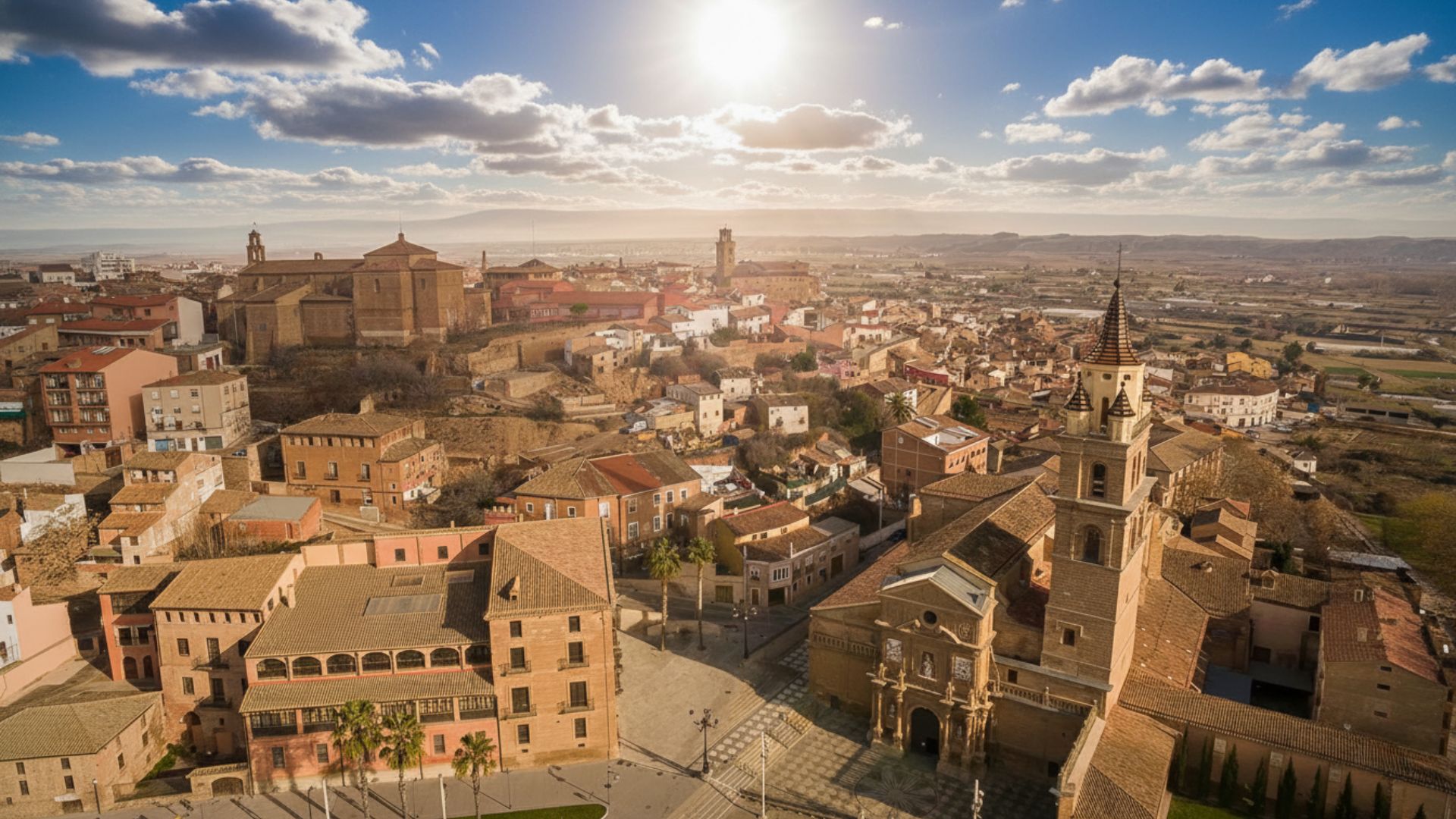 Panorámica ciudad Calahorra La Rioja - Segunda ciudad más poblada precios vivienda 1000-1200 euros m2